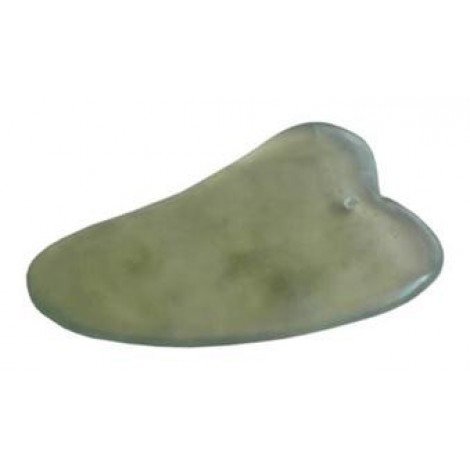 Peça Gua Sha - Jade Triangular